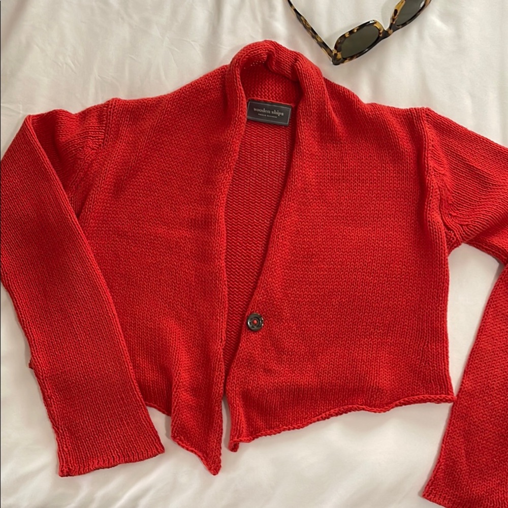 Wooden Ships Cropped Women's Sweater